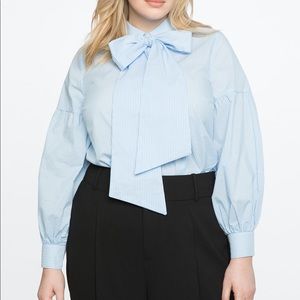 Eloquii bow shirt 26